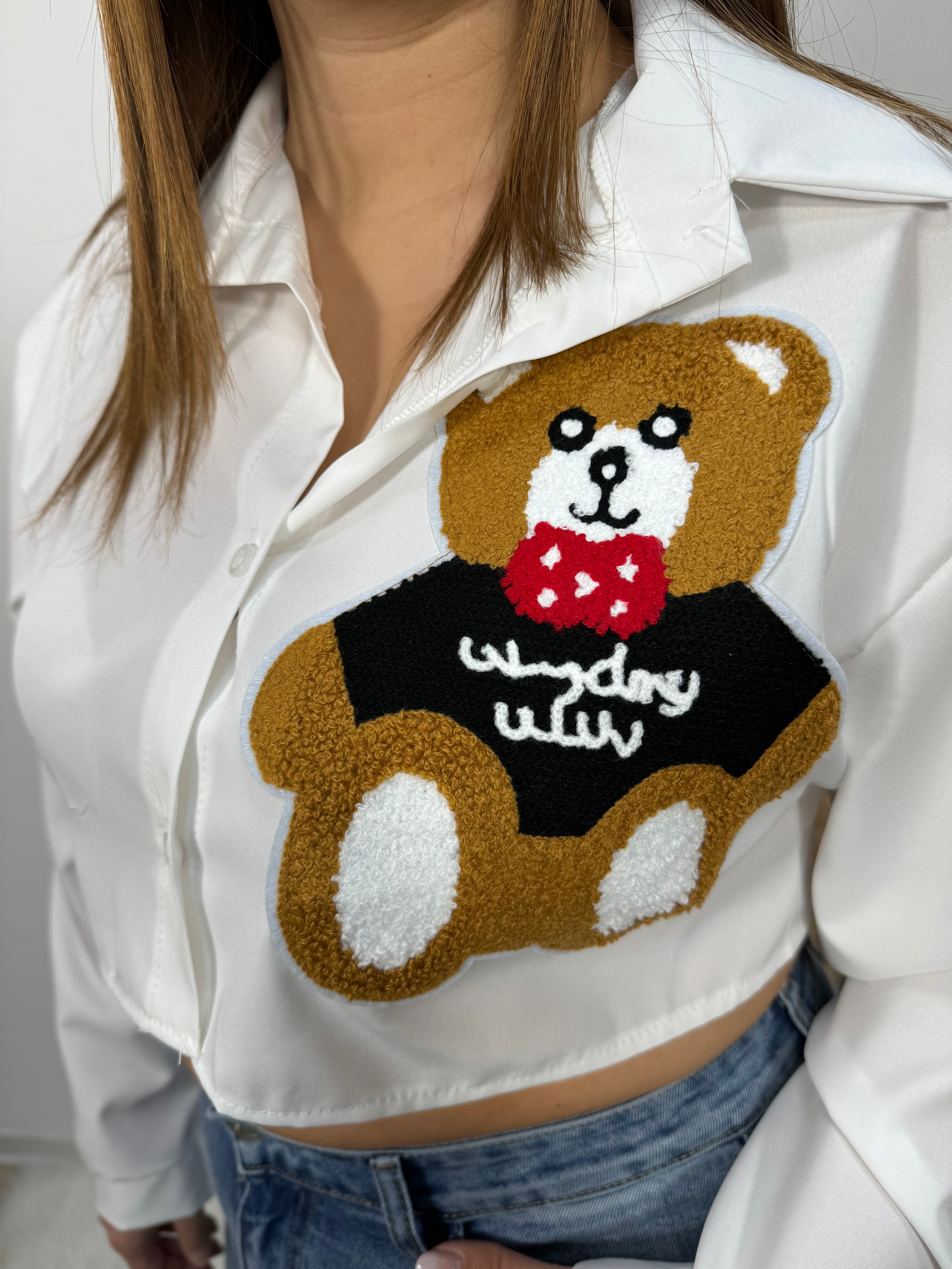 Camicia Crop Teddy