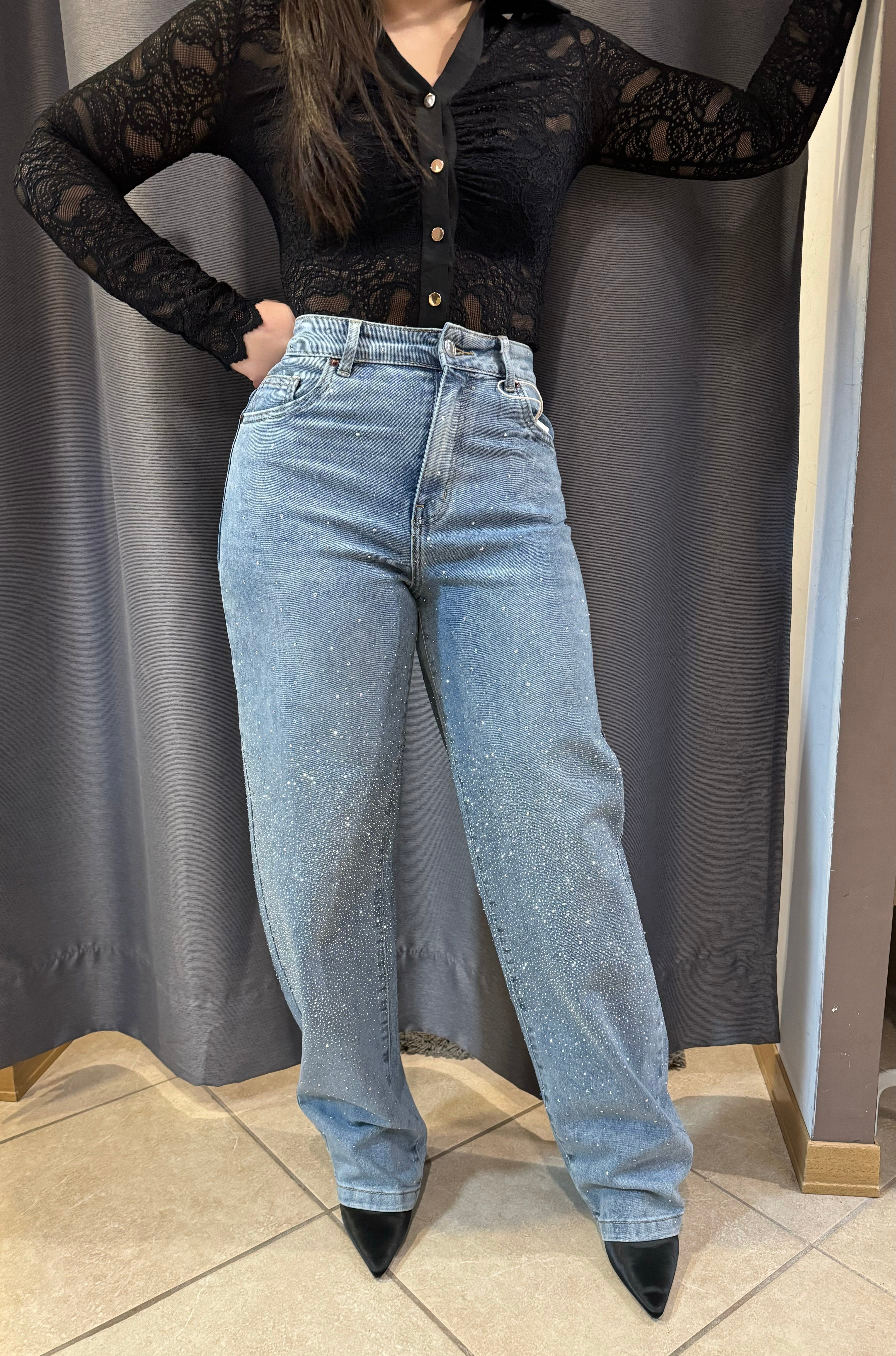 Jeans Notte Stellata 8745*