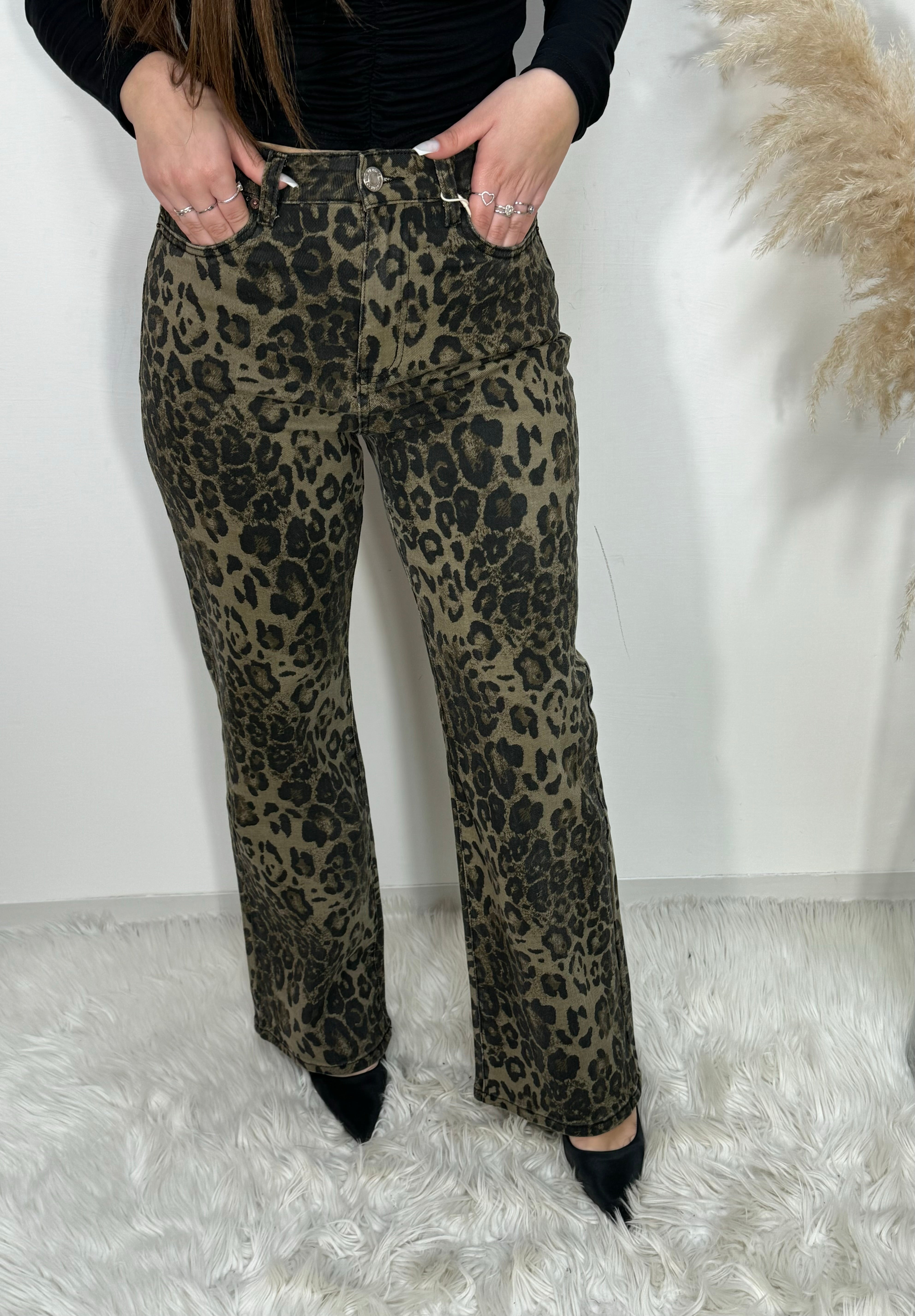 Jeans Leopardo k751