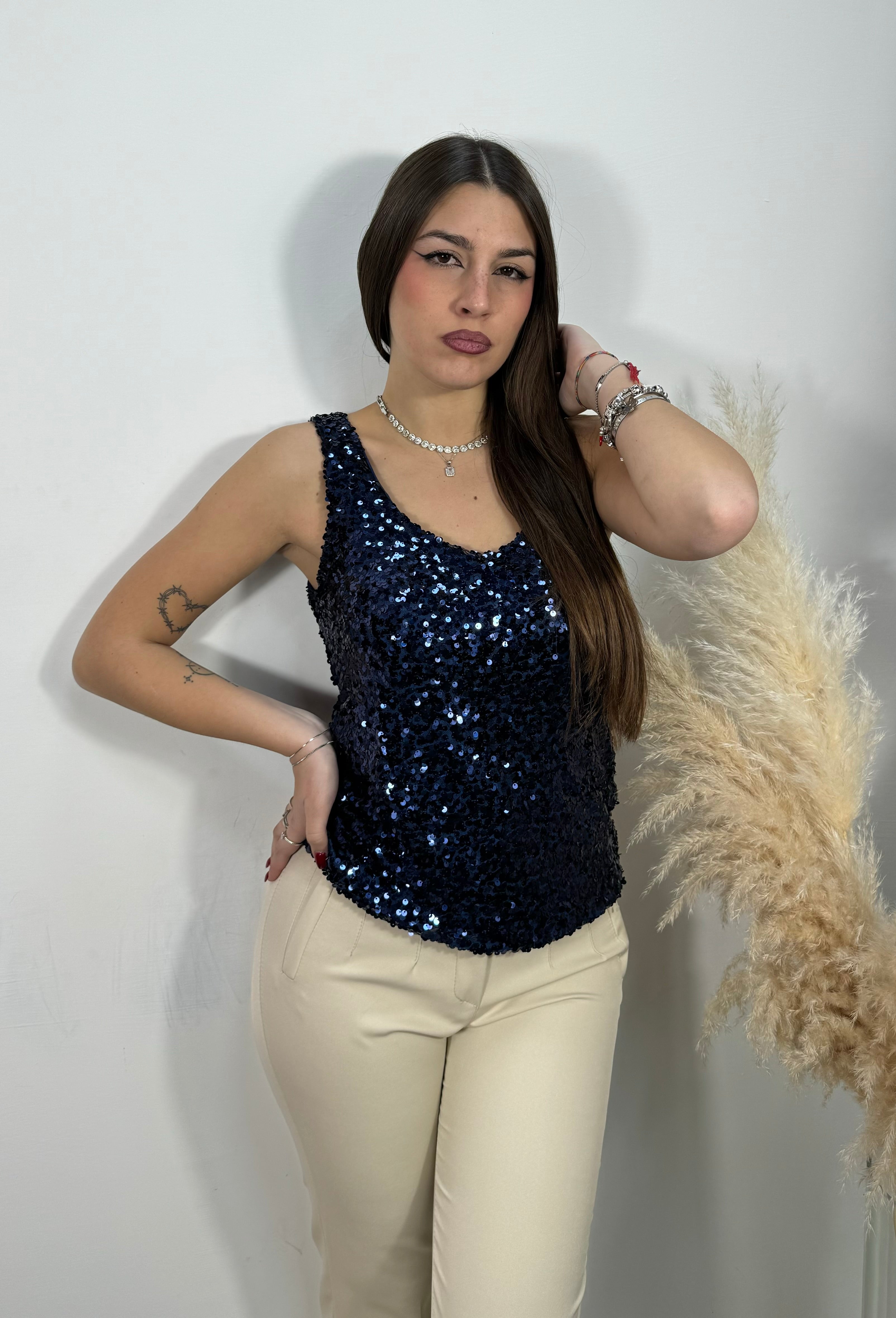 Top Paillettes 6280